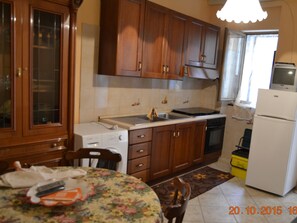 Basic House, 2 Bedrooms | Private kitchen | Full-size fridge, coffee/tea maker, cookware/dishes/utensils - Casa Love Marina (Scilla)