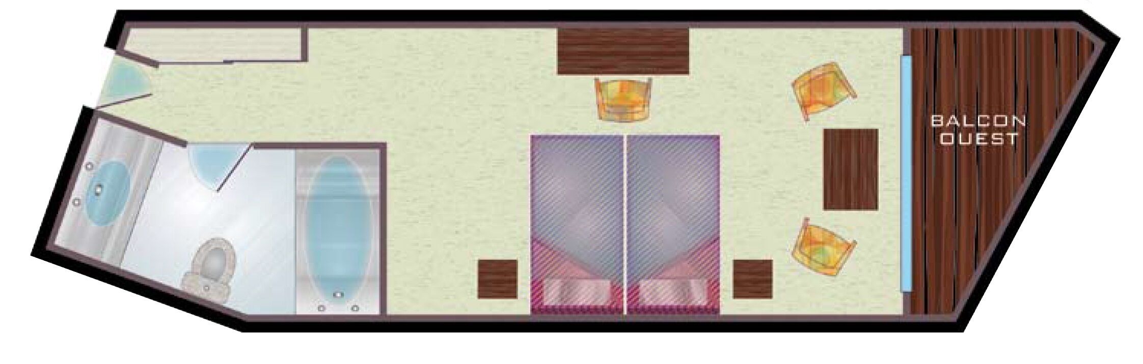 comfort double or twin room | in-room safe, desk, laptop workspace, blackout curtains