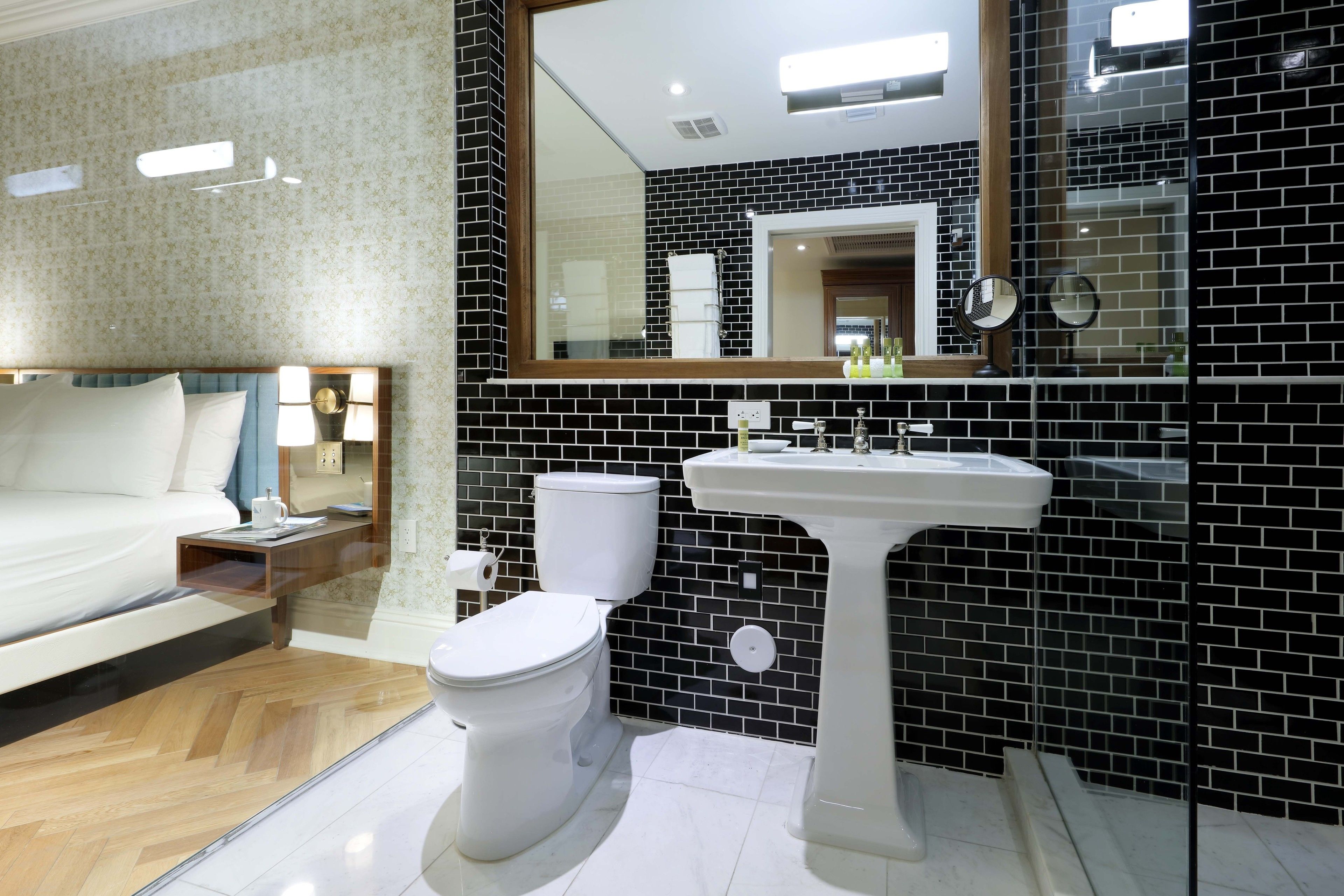 shower, rainfall showerhead, eco-friendly toiletries, hair dryer