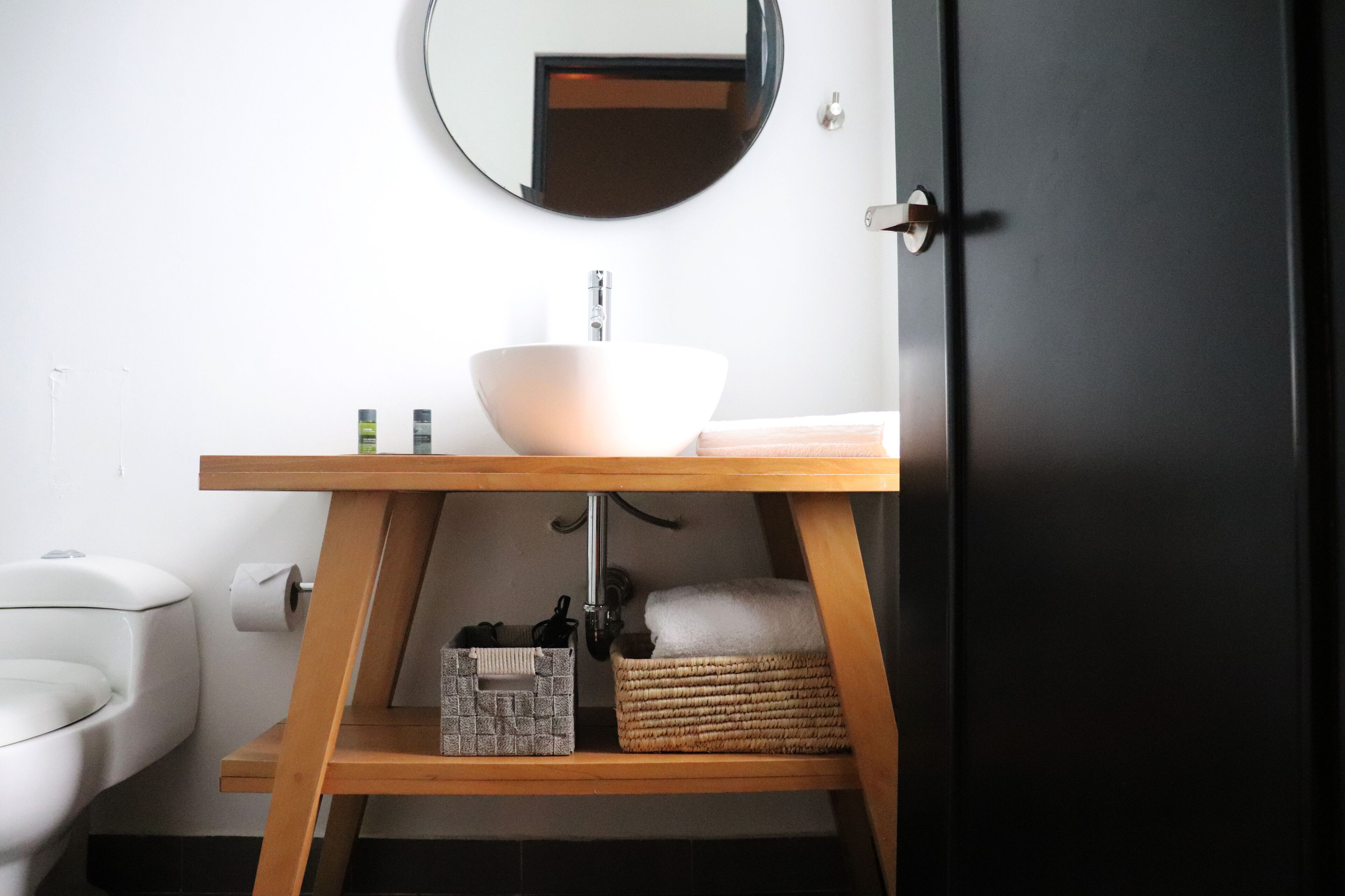 room (suite king bed) | bathroom | shower, free toiletries, hair dryer, towels