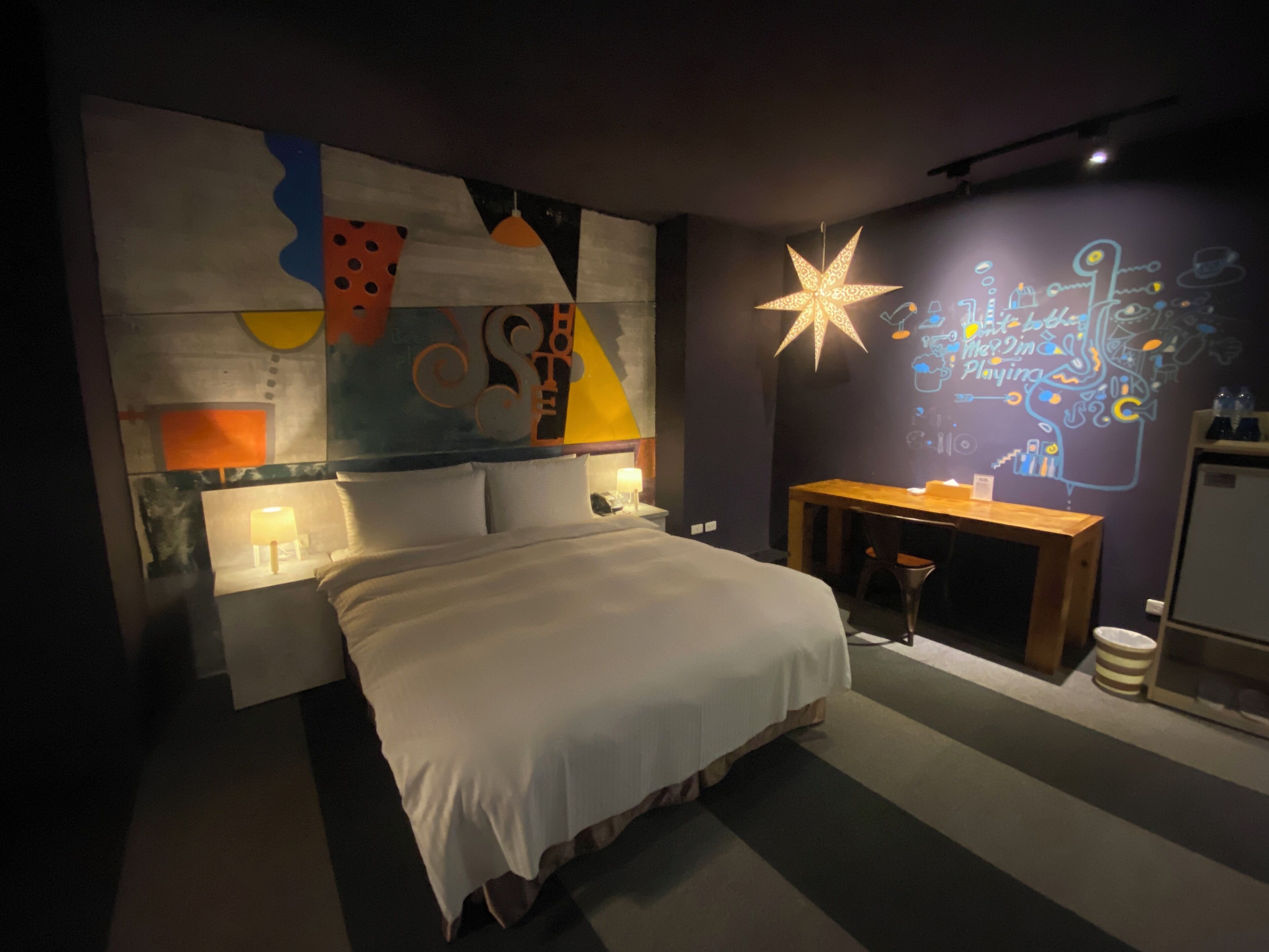 signature double room, 1 king bed | 1 bedroom, down duvets, blackout curtains, free wifi