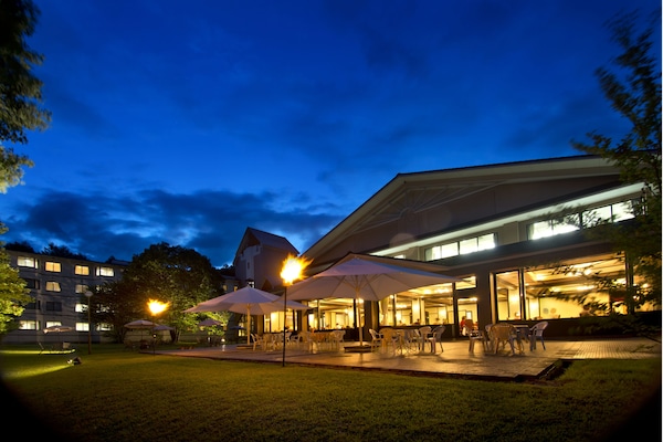 Front of property – evening/night