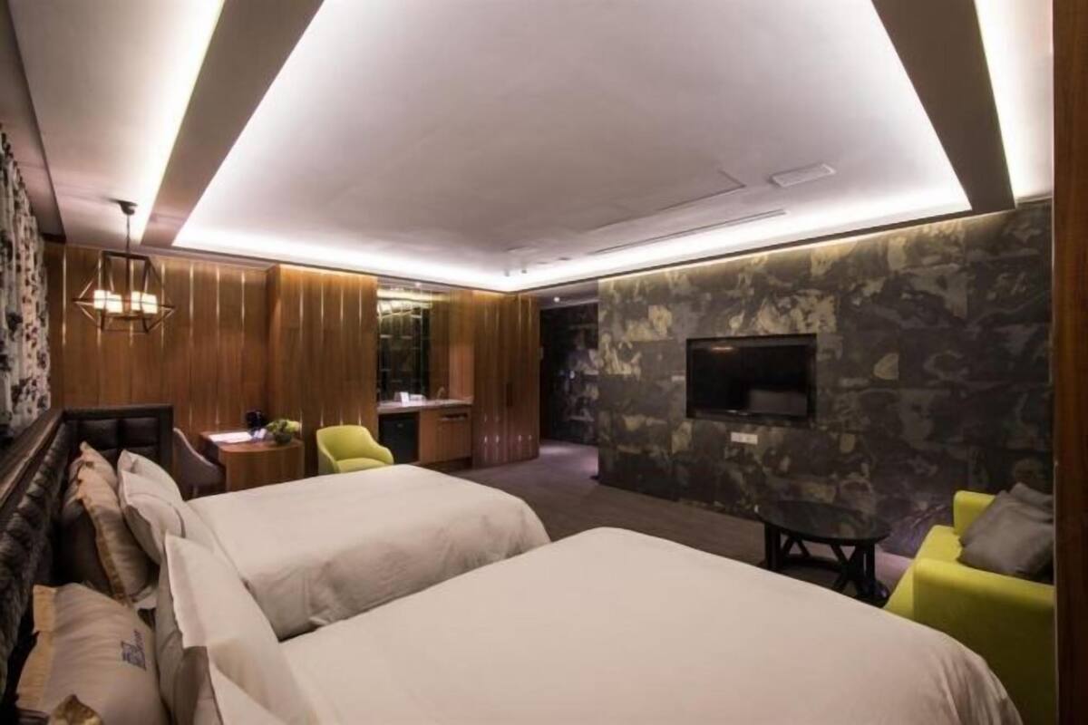Luxe beddengoed, een gratis minibar, een kluis op de kamer