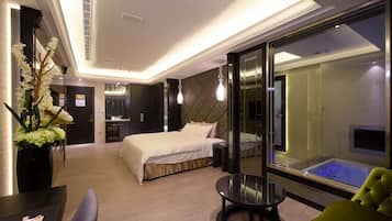 1 phòng ngủ, bộ đồ giường cao cấp, minibar với thức uống miễn phí