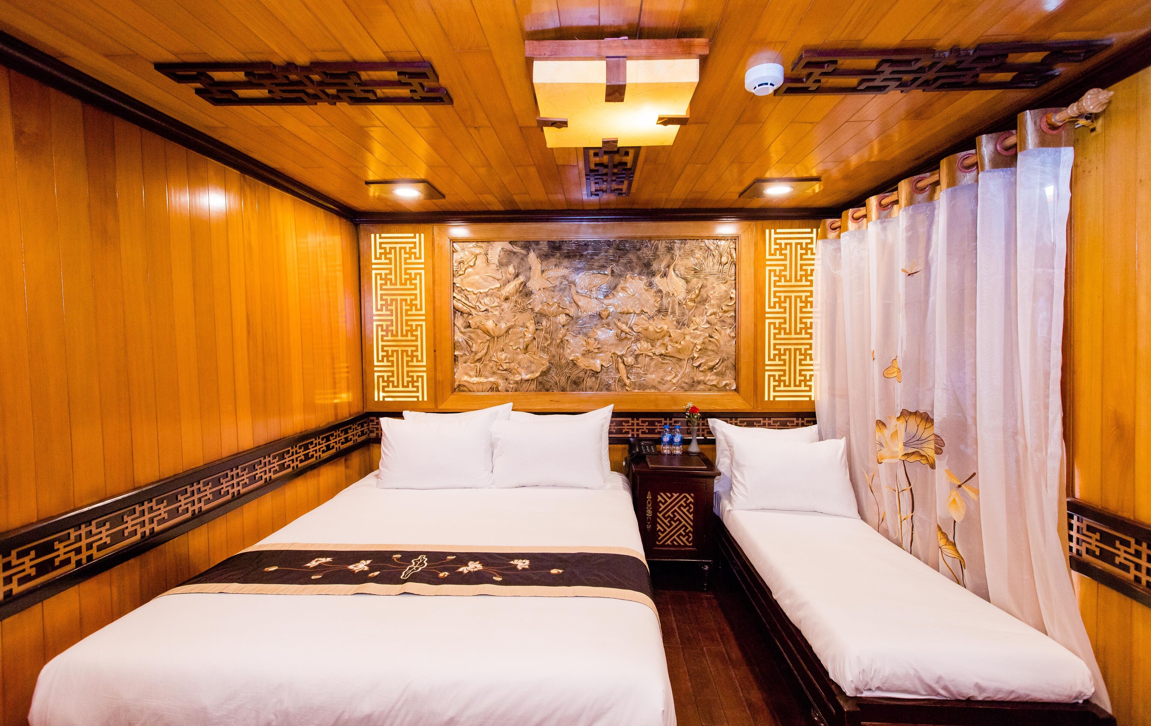 2 habitaciones, ropa de cama de alta calidad y colchones con pillow-top 