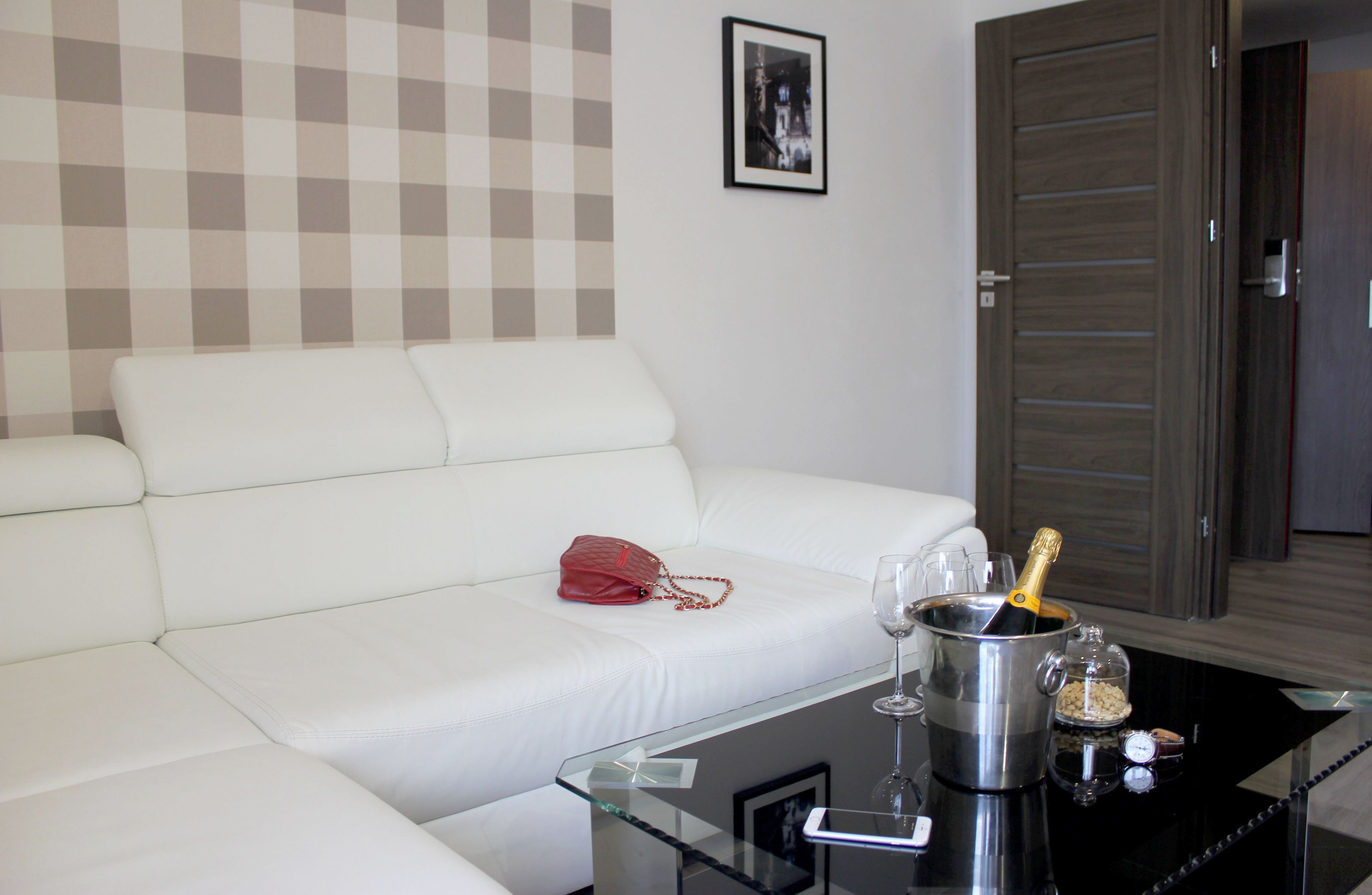 grand apartment | living area | lcd tv