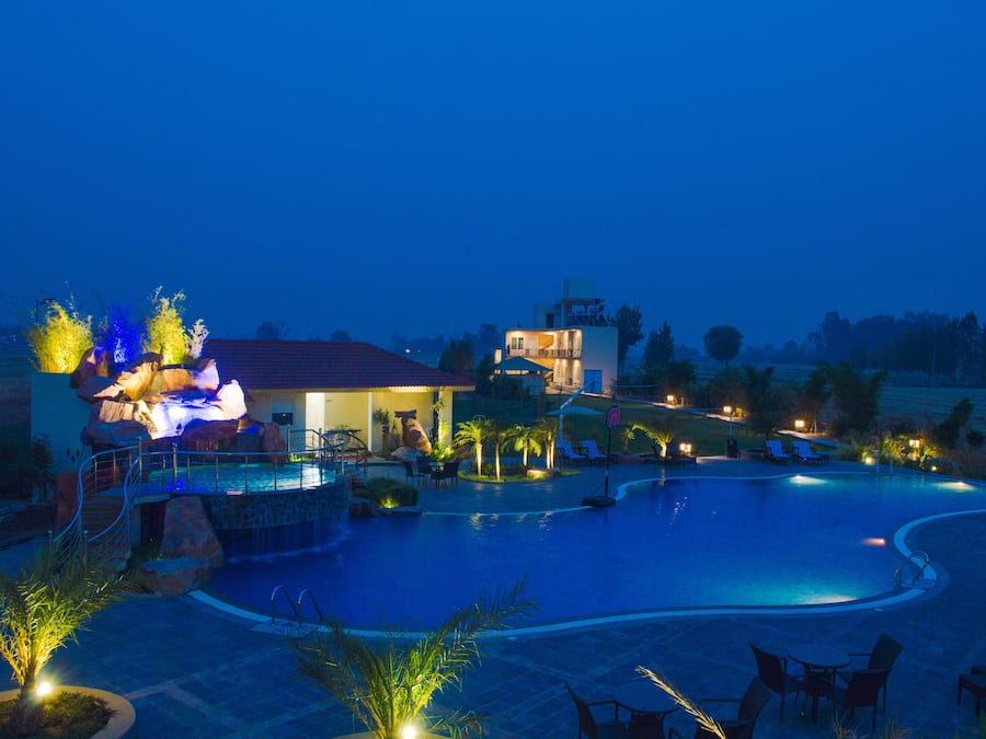 Vue depuis l’hébergement