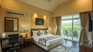 Premium-Ferienhaus, 1 Doppelbett | Blick vom Balkon