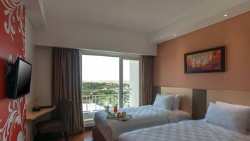 In-room safe, desk, soundproofing, rollaway beds