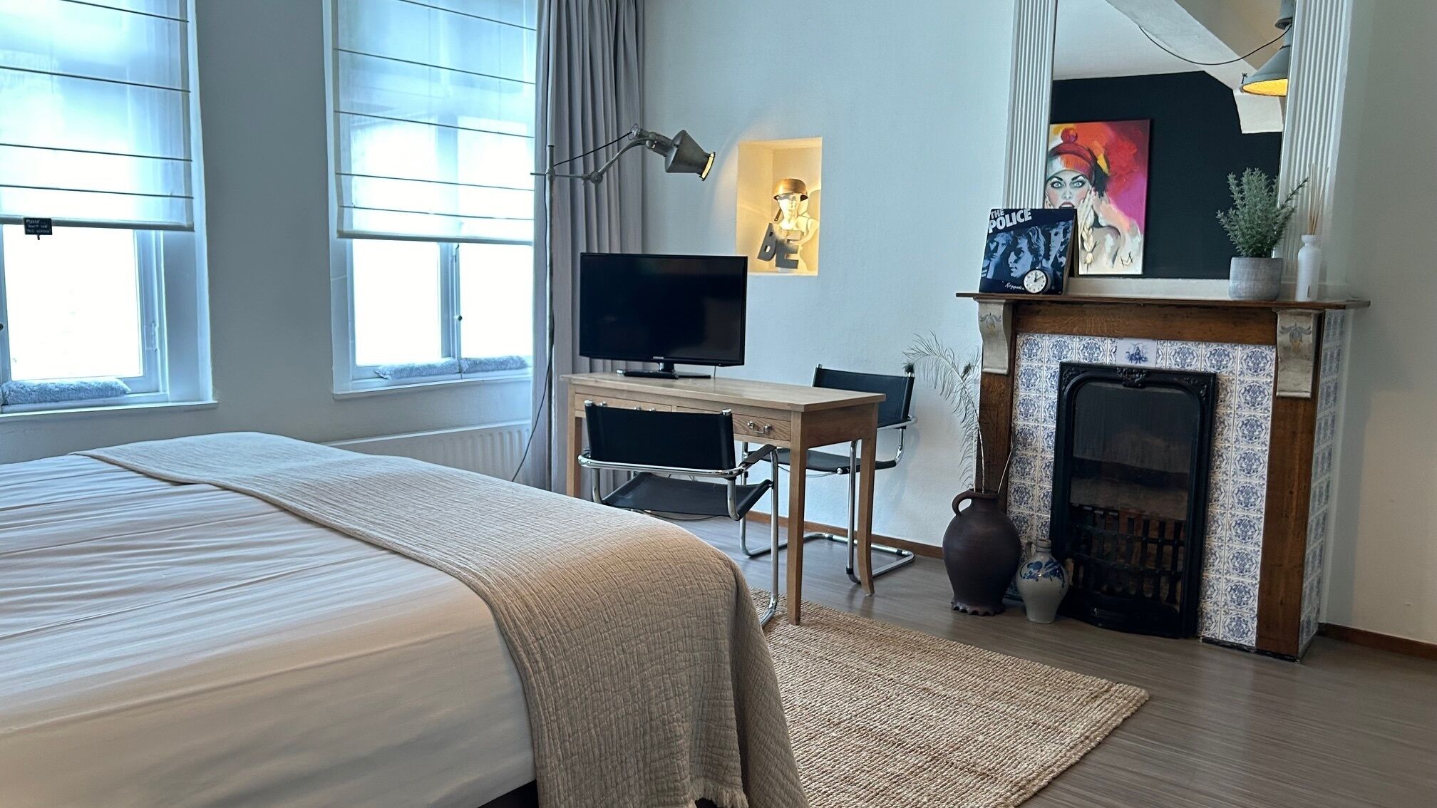 deluxe double room | individually decorated, individually furnished, iron/ironing board