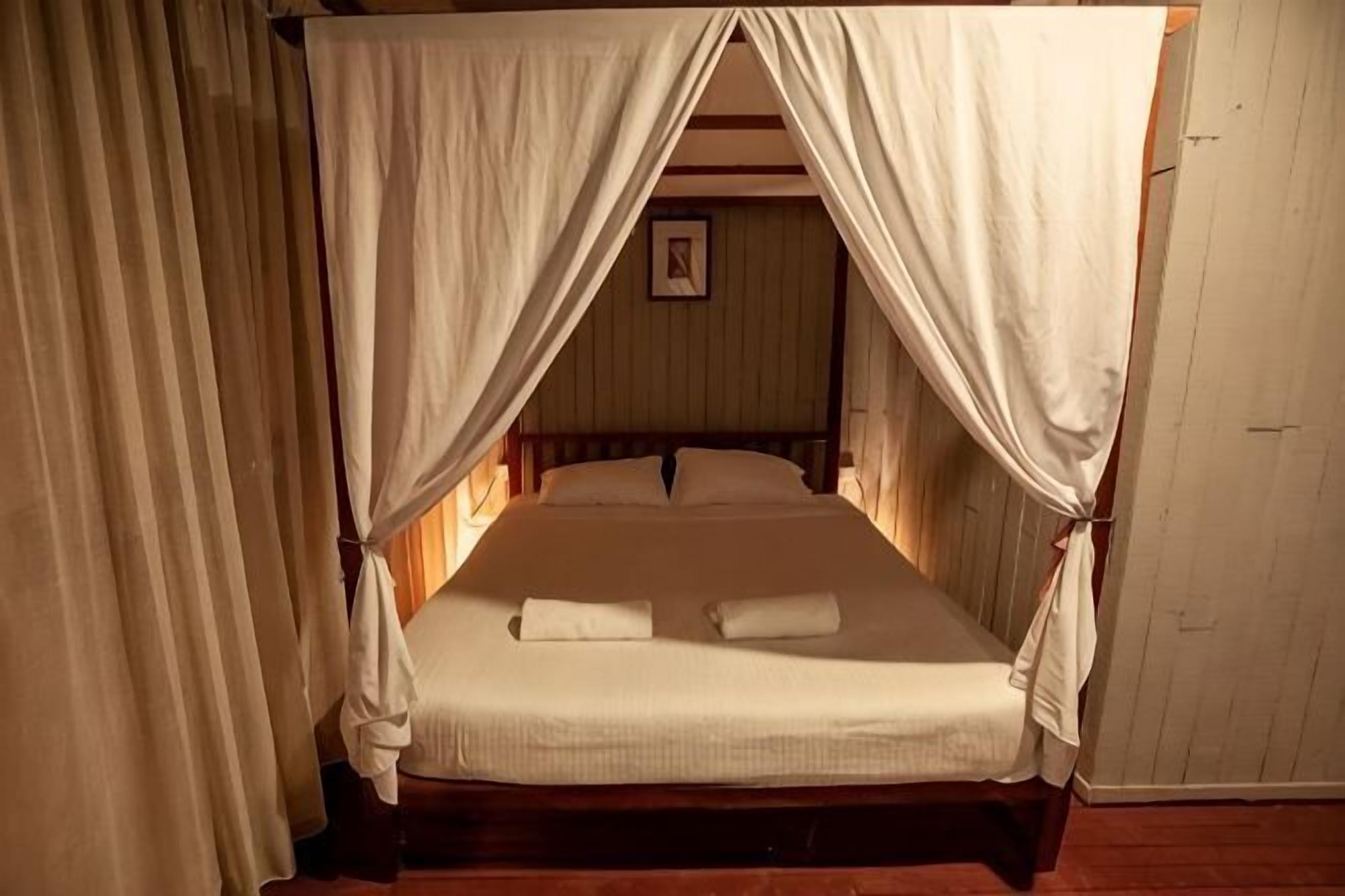Premium bedding, individually furnished, desk, laptop workspace