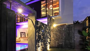 Front of property - evening/night