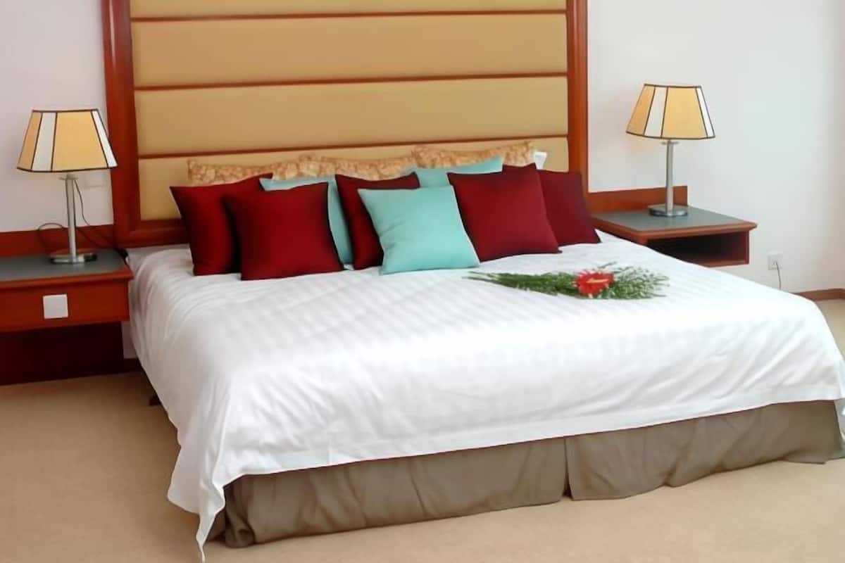 Ropa de cama de alta calidad y minibar