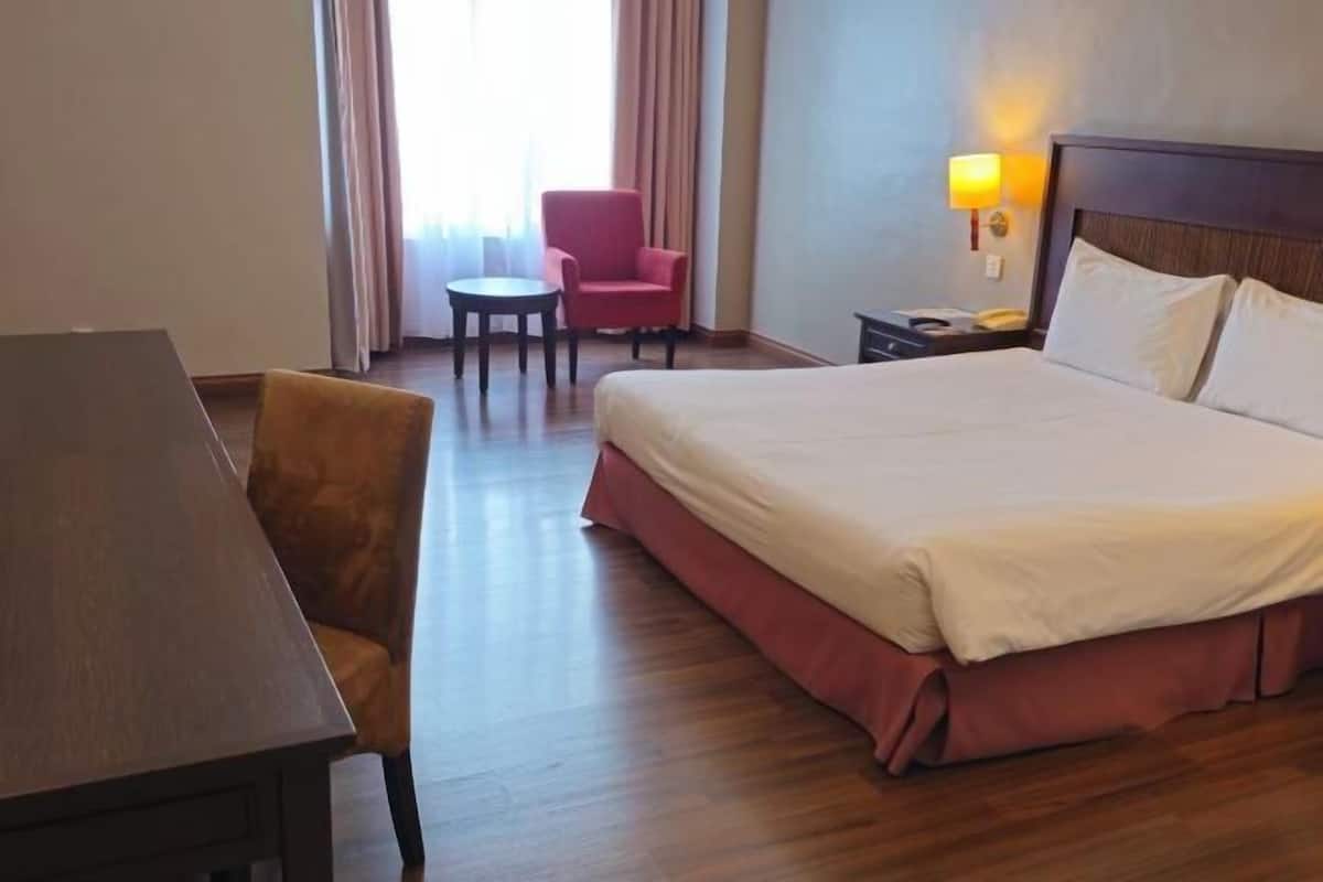 In-room safe, desk, blackout curtains, iron/ironing board