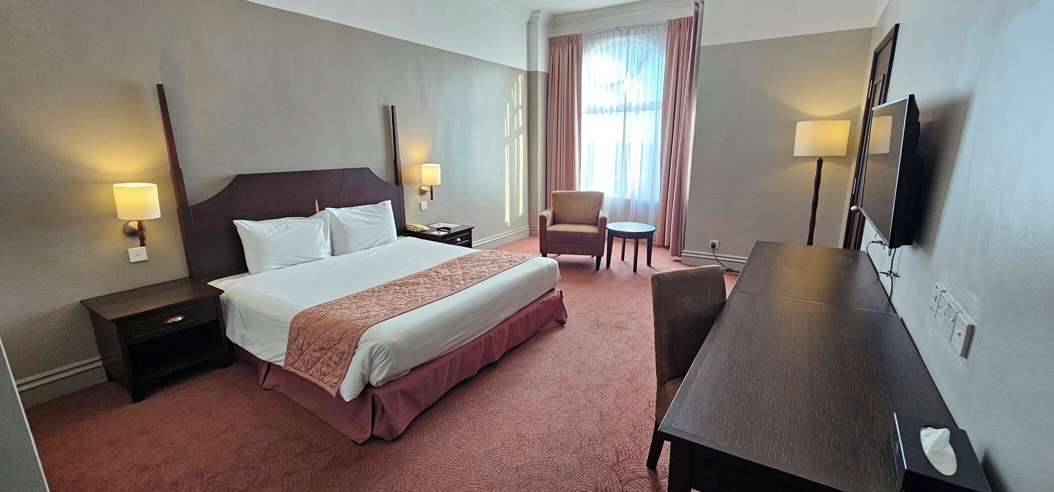 In-room safe, desk, blackout curtains, iron/ironing board