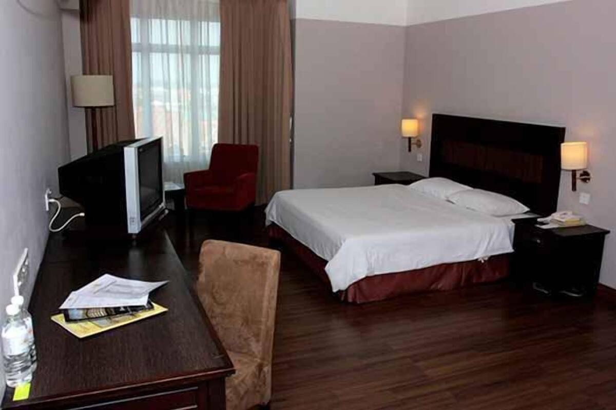 In-room safe, desk, blackout curtains, iron/ironing board (on request)