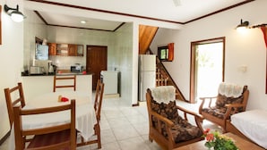 Living room - Chalet D Anse Reunion (La Digue)