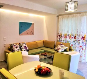 Family Apartment, 1 Bedroom | Minibar, desk, soundproofing, iron/ironing board - All Saints Villas (Igoumenitsa)