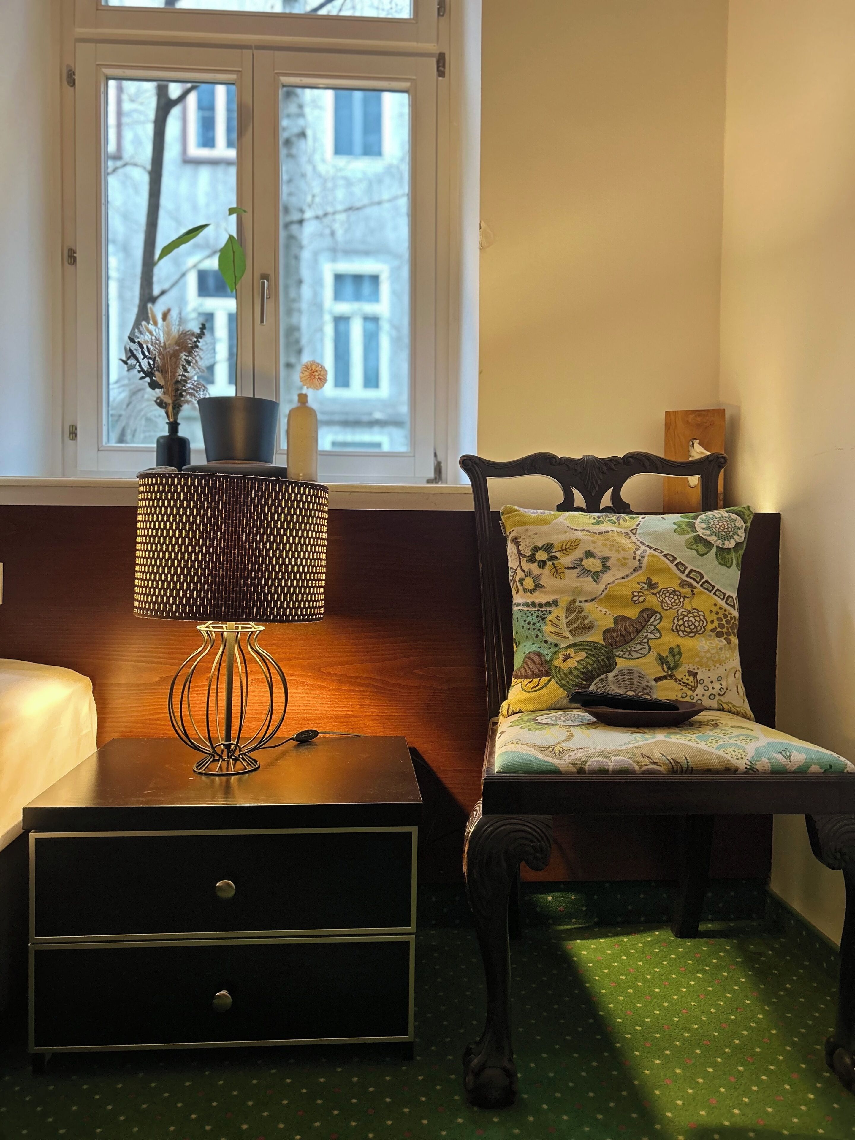 Einzelzimmer | Allergikerbettwaren, Verdunkelungsvorhänge, kostenloses WLAN, Bettwäsche