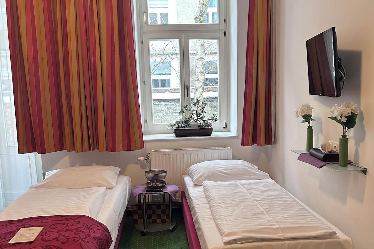 Allergitestade sängkläder, mörkläggningsgardiner och gratis wi-fi