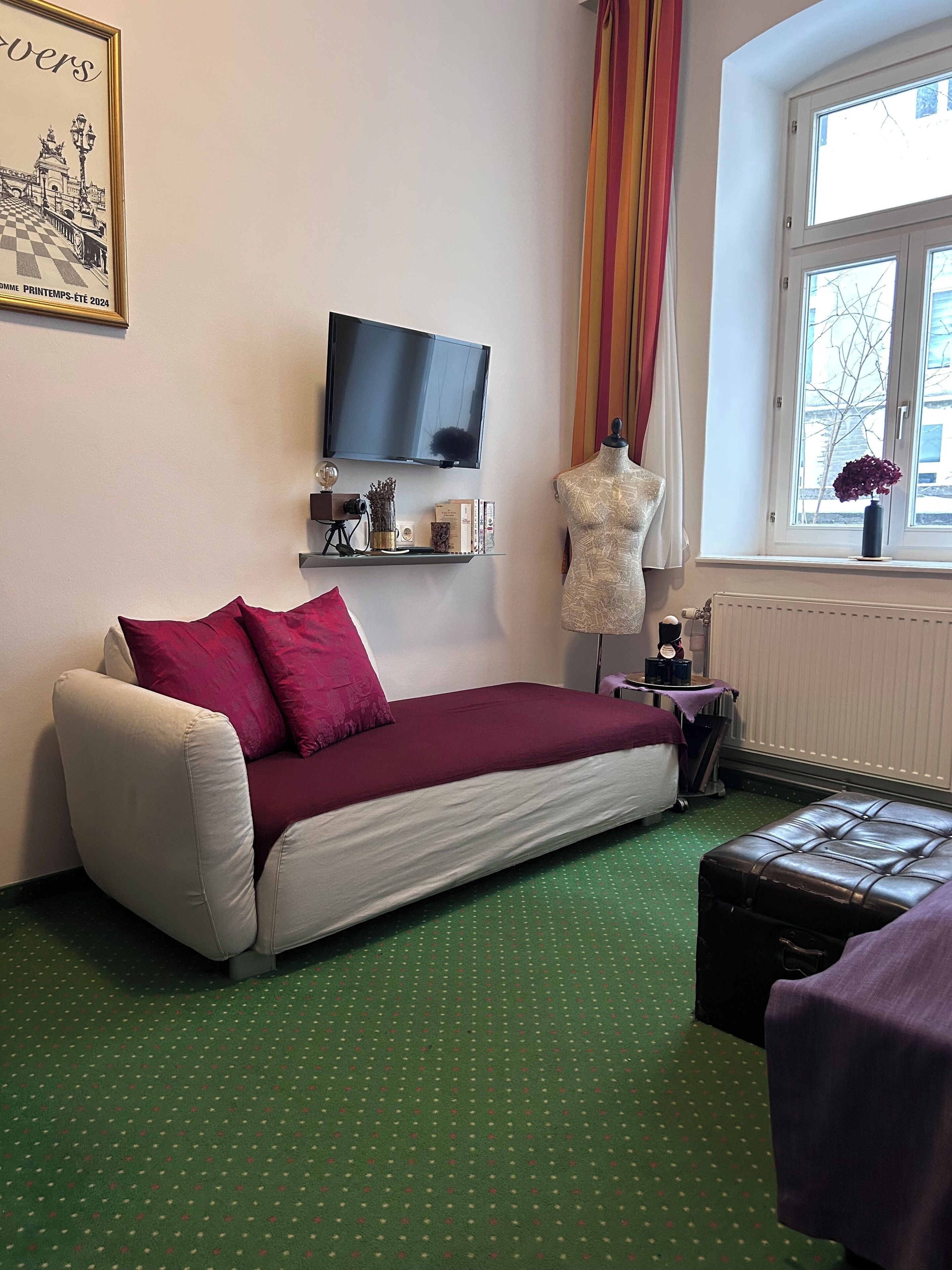 Dobbeltrom | Allergitestet sengetøy, blendingsgardiner, wi-fi (inkludert) og sengetøy