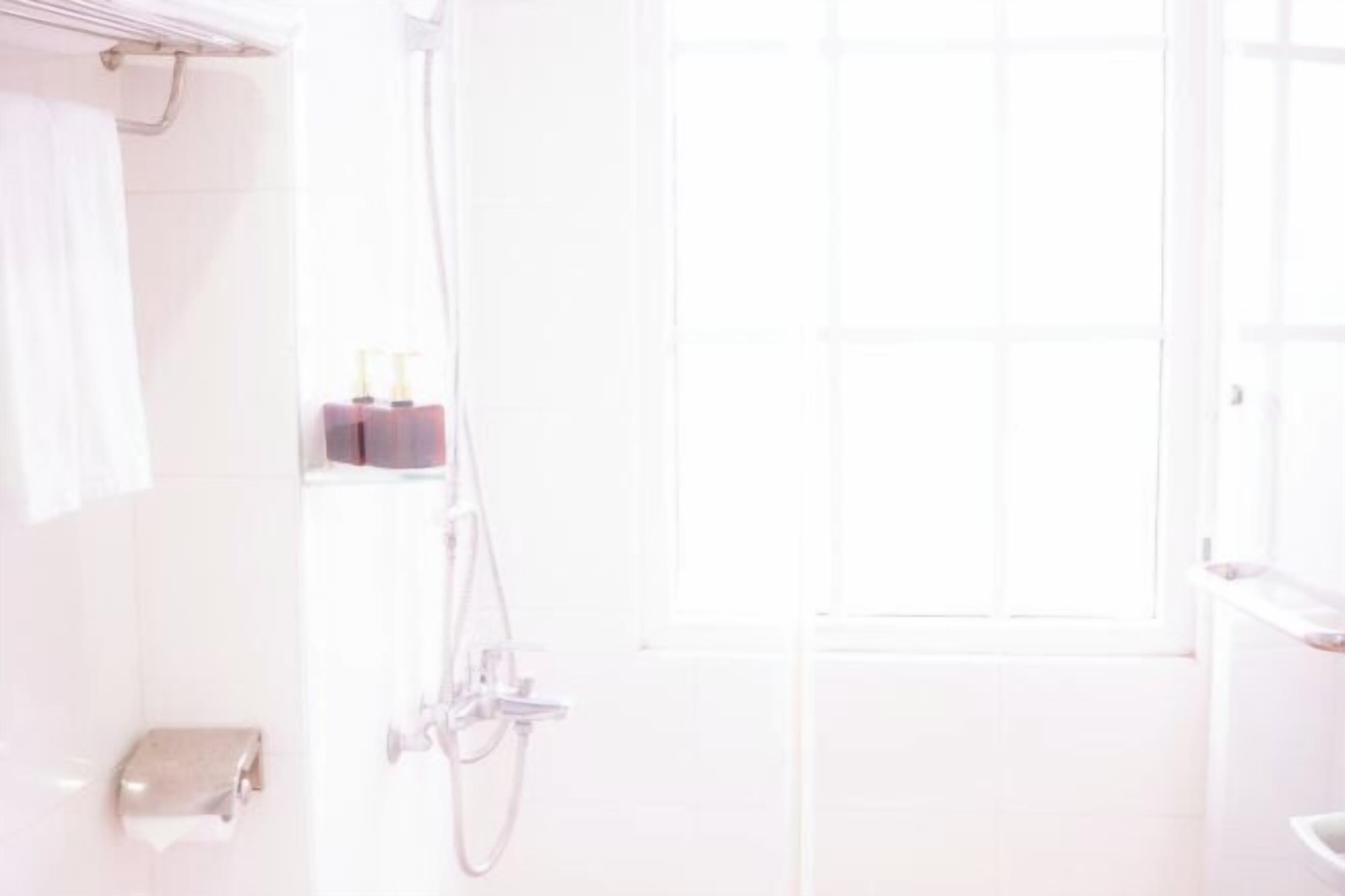 Badezimmer | Dusche, Hydromassagedusche, Designer-Toilettenartikel, Haartrockner