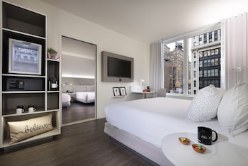 Premium bedding, in-room safe, desk, blackout drapes at INNSiDE by Melia New York Nomad