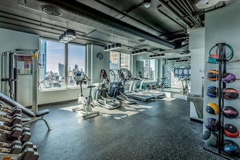 Fitness center at INNSiDE by Melia New York Nomad