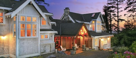 Front of property – evening/night