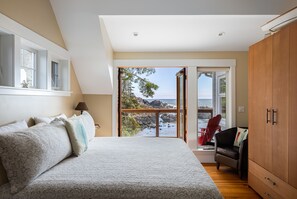 Superior-hus - 3 soveværelser - havudsigt - ved havet | 3 soveværelser, premium-sengetøj, individuelt design