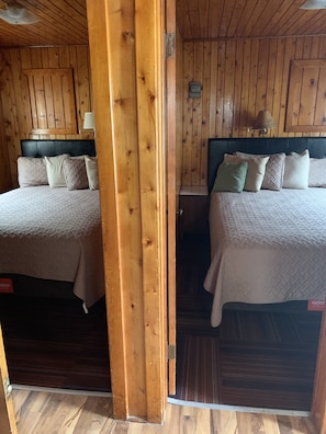 Stuga - 2 queensize-sängar | Sängtillbehör av högsta kvalitet, gratis wi-fi och rullstolsanpassning