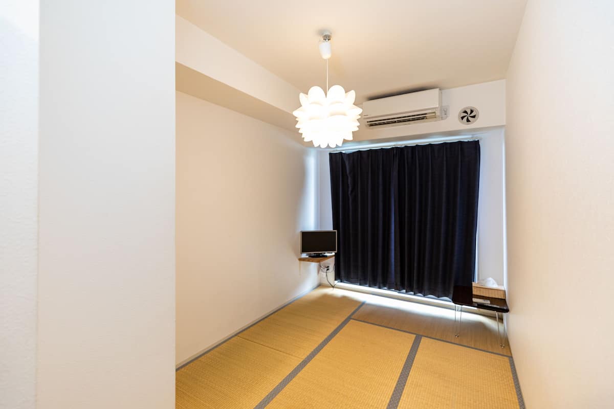 Traditionele driepersoonskamer (Japanese Style) | 1 slaapkamer, verduisterende gordijnen, gratis wifi, beddengoed