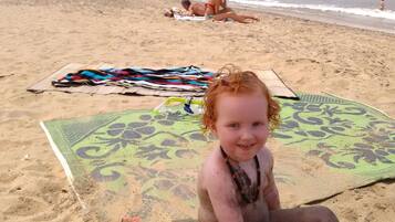 On the beach