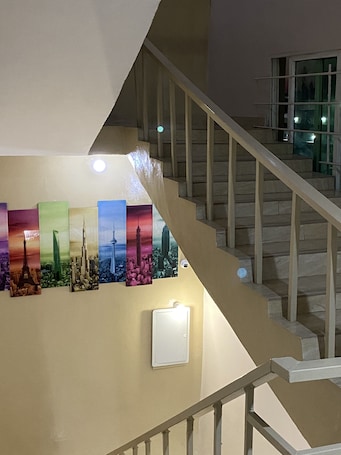 Staircase. Crown Palace Inn