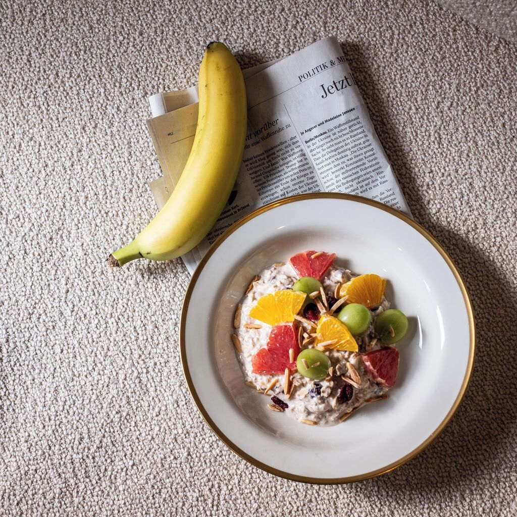 daily buffet breakfast (eur 11.50 per person)