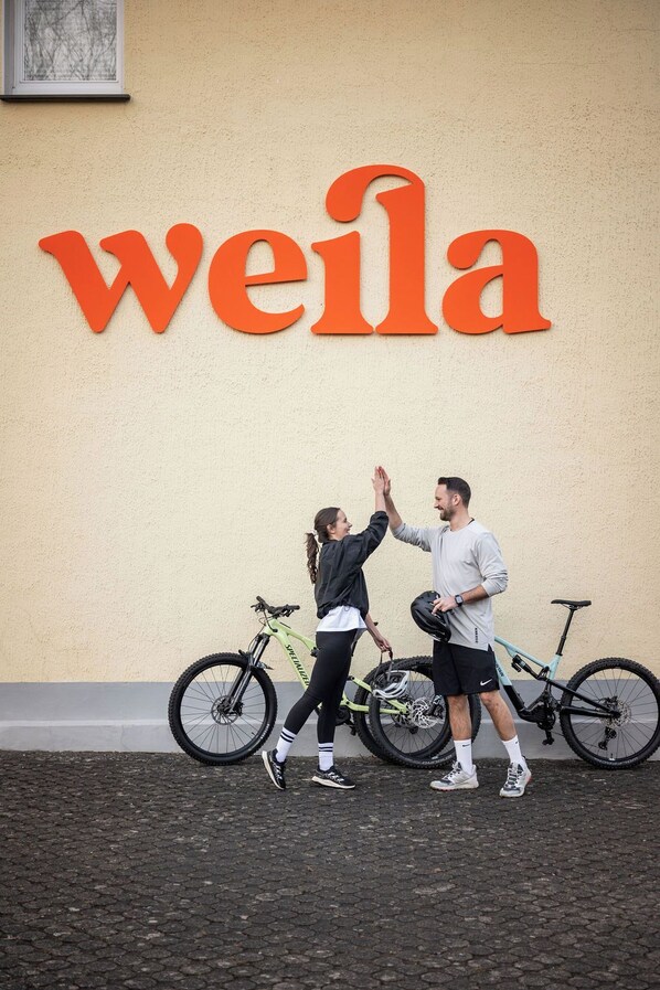 Fassade der Unterkunft