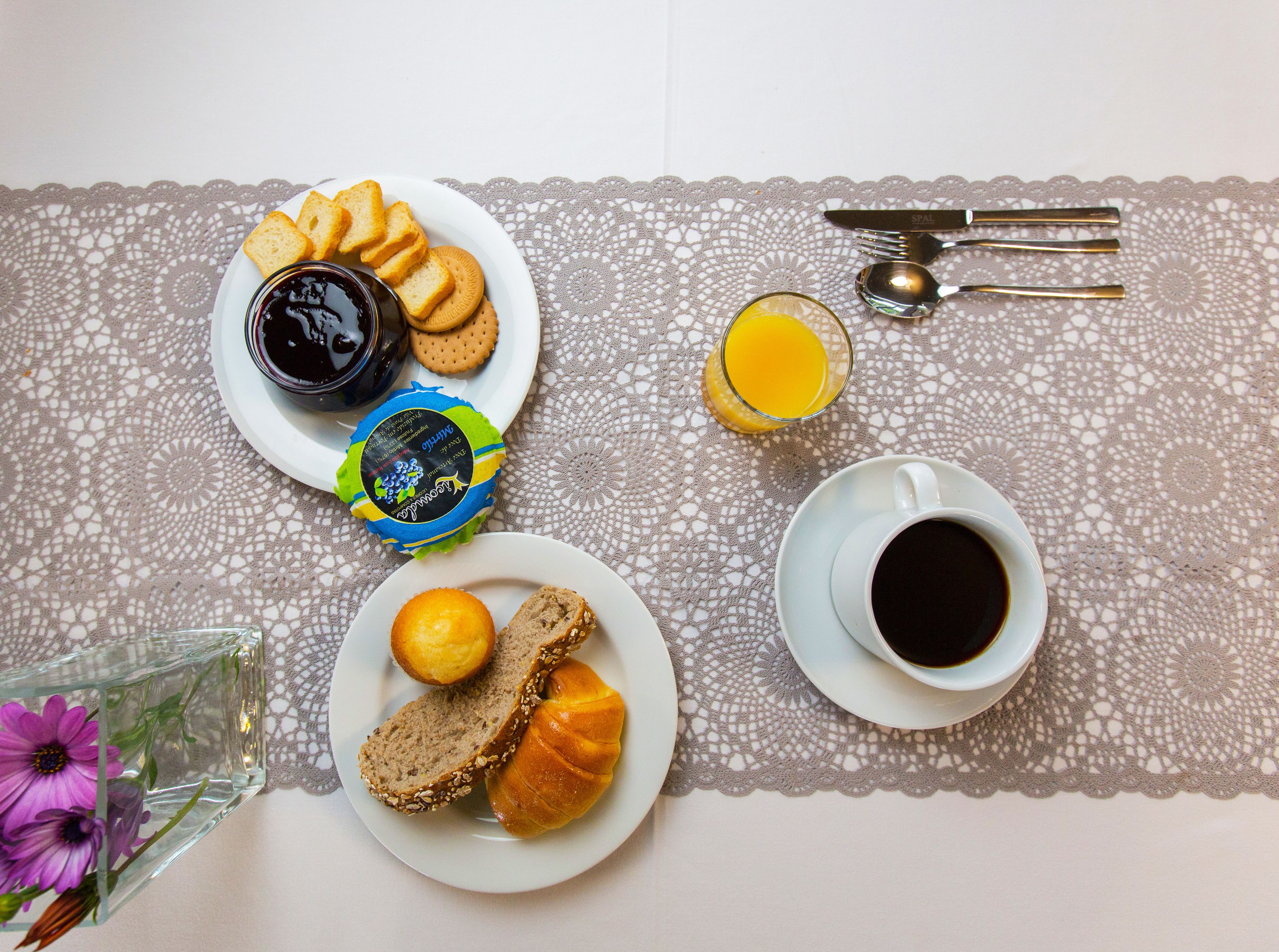 Daily buffet breakfast (EUR 10 per person)