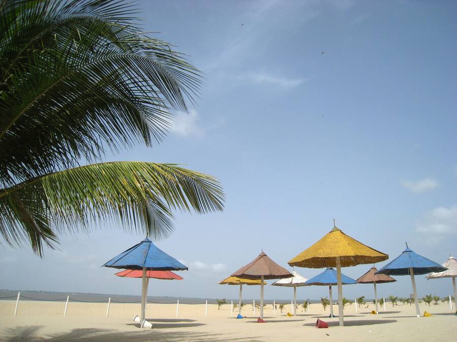 Vlak bij het strand, wit zand