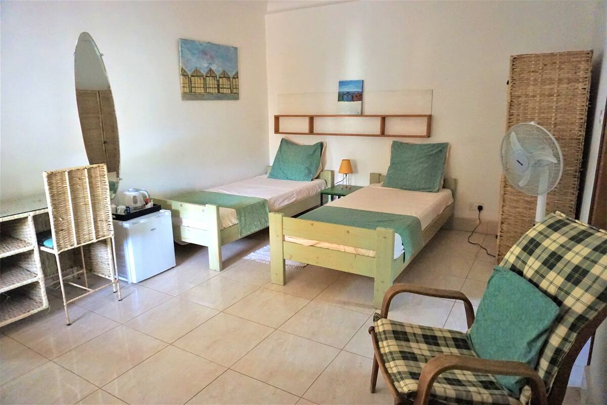 Standard Twin Room, Private Bathroom, Ground Floor | Premium bedding, desk, laptop workspace, WiFi (free)