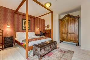 Chambre Luxe, vue mer | 1 chambre, literie de qualité supérieure, minibar