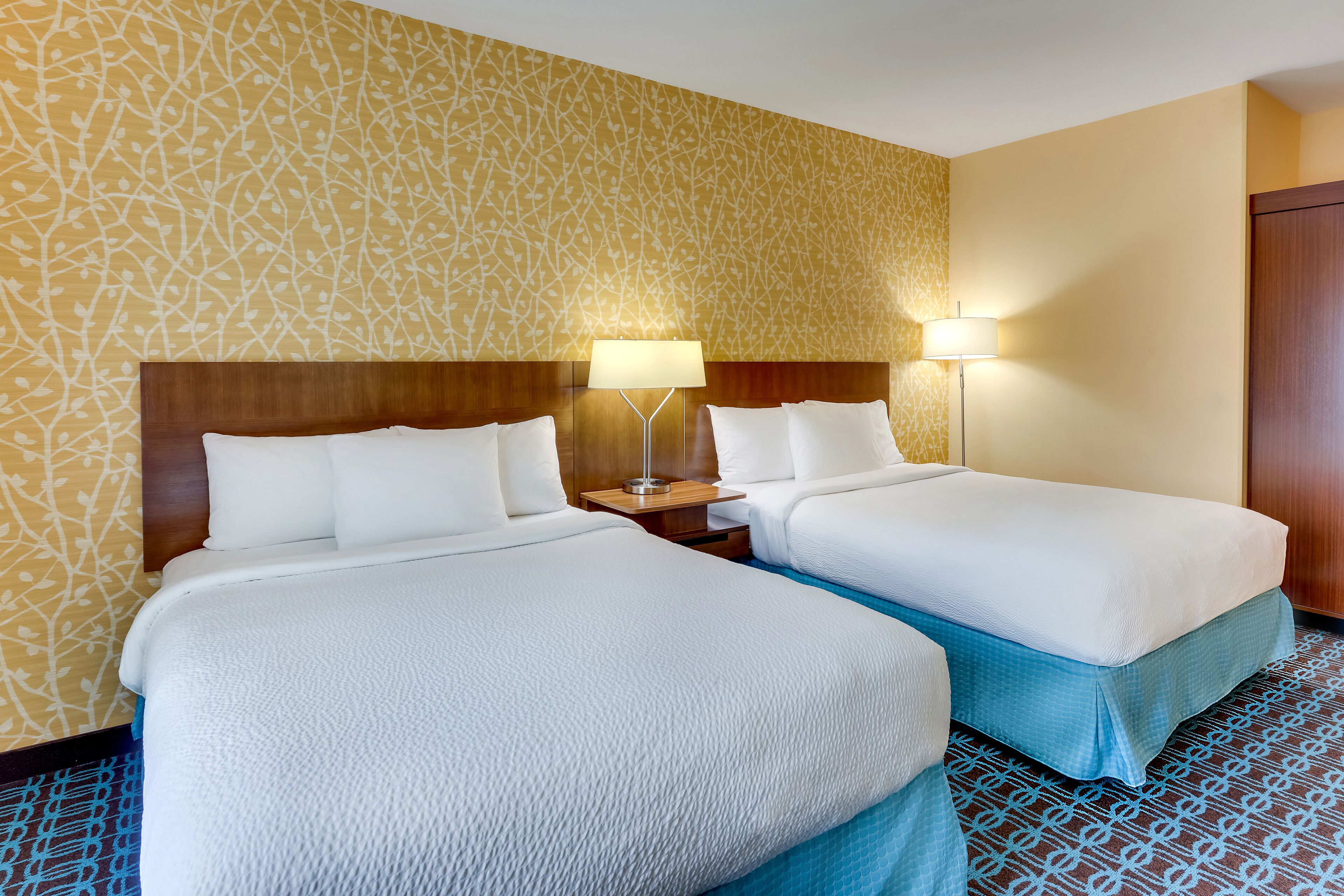 room, 2 queen beds | in-room safe, desk, blackout curtains, iron/ironing board