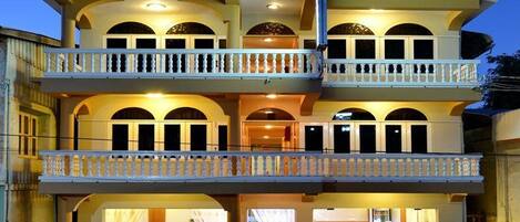 Front of property – evening/night