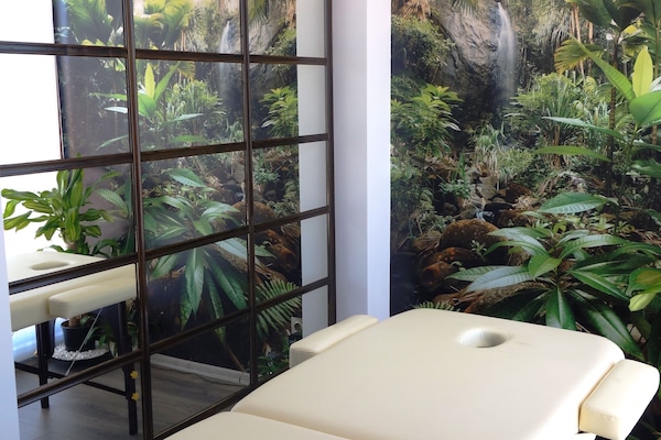 Deep-tissue massages, reflexology, massages