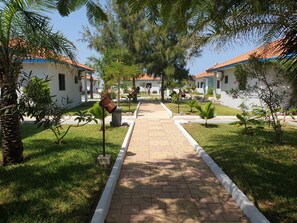 Familie villa, 1 slaapkamer, uitzicht op tuin | Uitzicht op de tuin