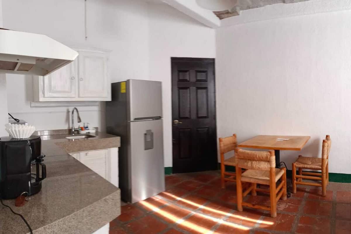 comfort room | private kitchen | fridge, microwave, stovetop, coffee/tea maker