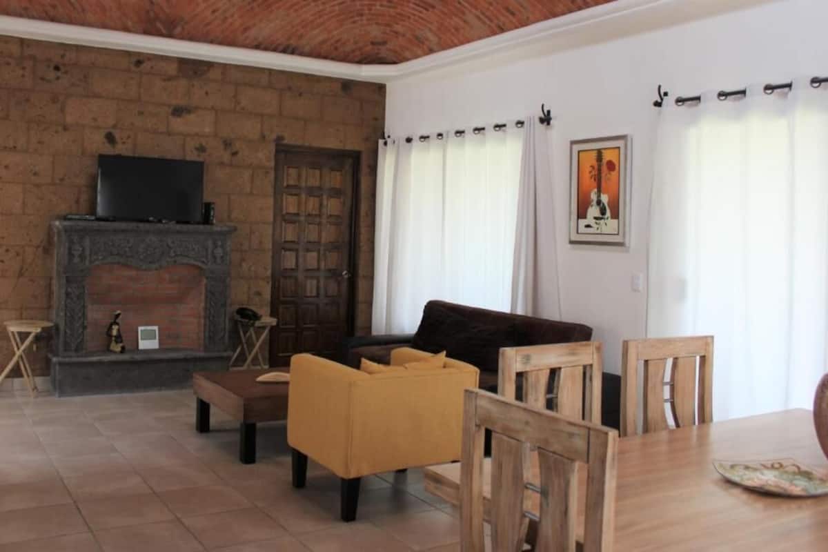 basic villa | living area | 42-inch led tv with cable channels, tv