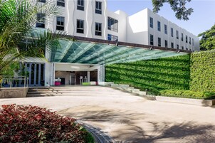 Majoituspaikan sisäänkäynti