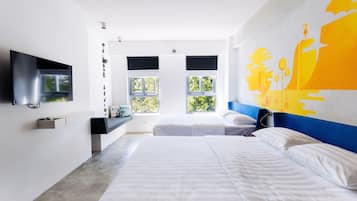 Habitación Premier con 2 camas individuales | Ropa de cama de alta calidad, caja fuerte, escritorio y wifi gratis
