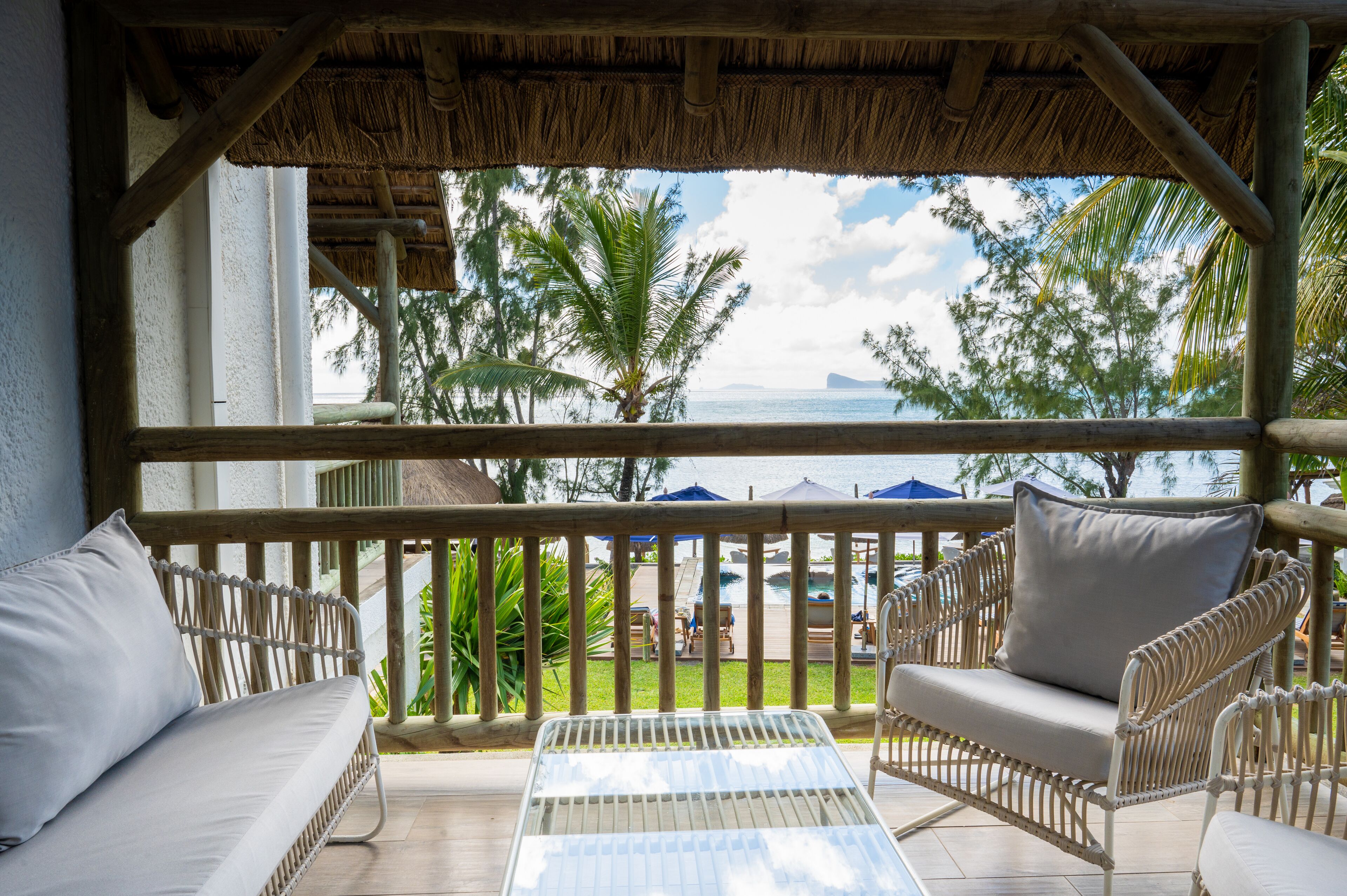 Suite, pemandangan laut | Teras/patio