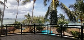 Romantic Room, Private Bathroom, Sea View | View from room - La Maison de la Plage (Albion)